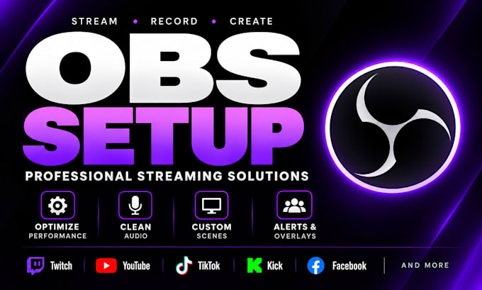 setup and optimize obs studio for live streaming