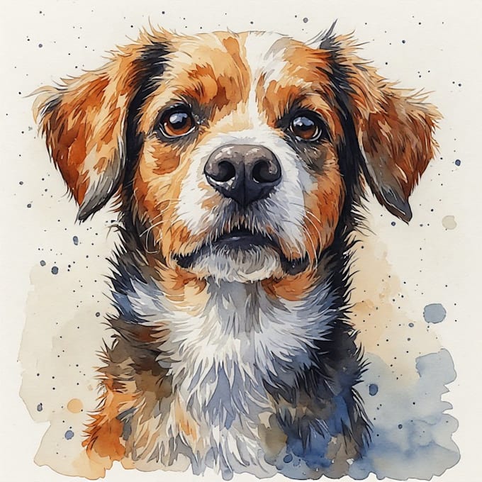 draw your dog or any pets into cartoon