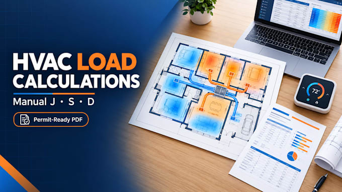 do manual j heat loss and hvac load calculations for permit
