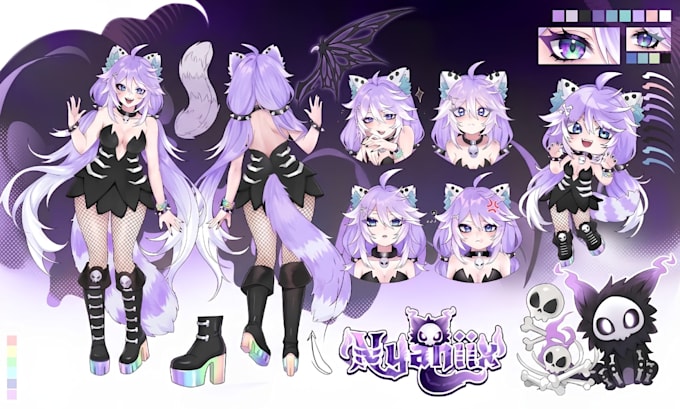 do vtuber model chibi vtuber male vtuber v tube live2d rigging vtuber debut