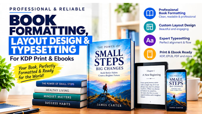 do book formatting, ebook kindle formatting, and canva ebook design