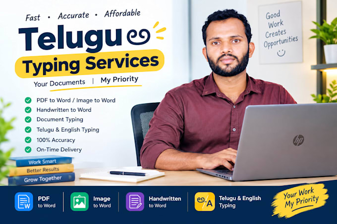 do accurate telugu typing and transcription