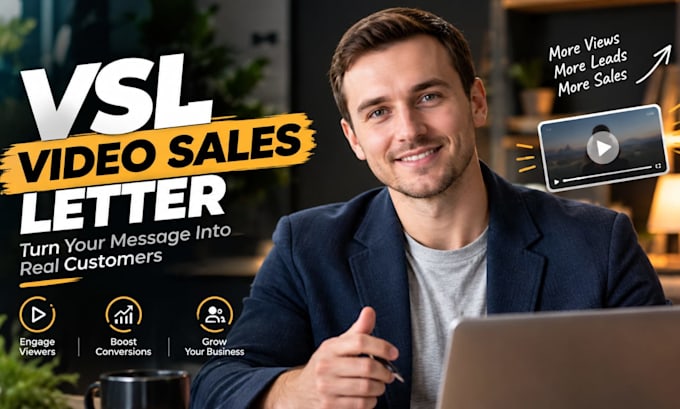 create an engage vsl, talkinghead , youtube videos editing and real estate video