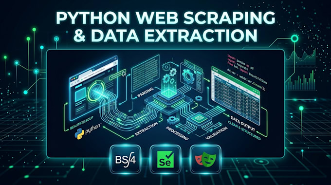 build a custom python web scraper, crawler, or automation script