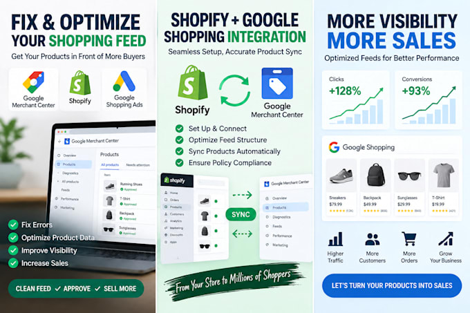 fix google merchant center and shopify product feed issues