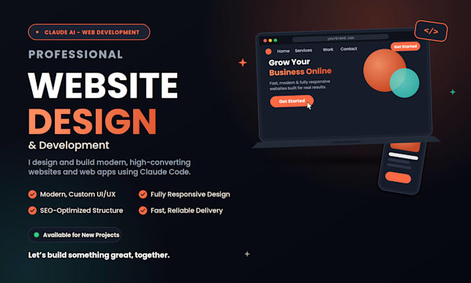 design and build a claude ai website using claude code
