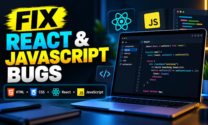 react javascript HTML and CSS bugs