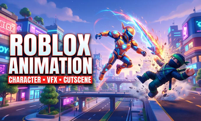 create roblox animation, character animation and cinematic cutscenes
