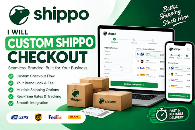 whop checkout custom shippo