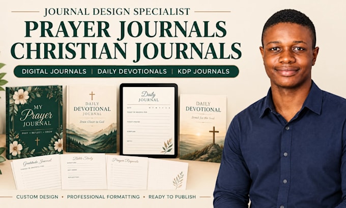 do prayer journal design, christian journals, devotionals and KDP journals