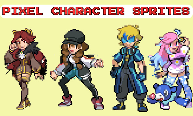 draw nsfw pixel art minecraft pixel character pixelart animation 2d sprite sheet