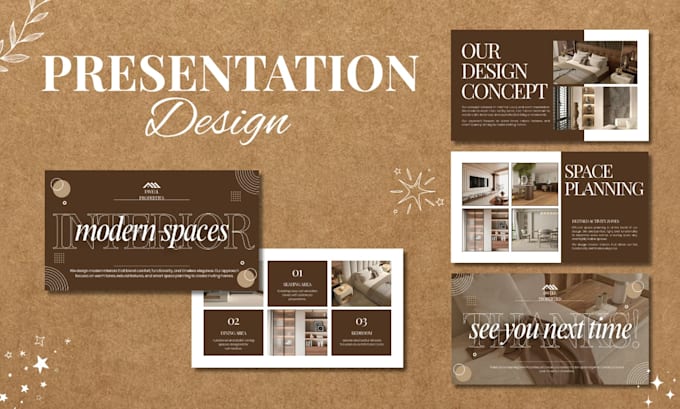 design a modern and professional canva presentation
