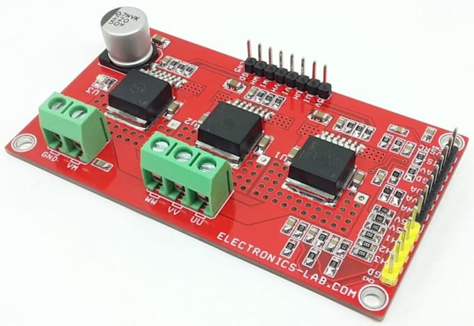 do motor control firmware with foc, motor driver sensorless  closed loop