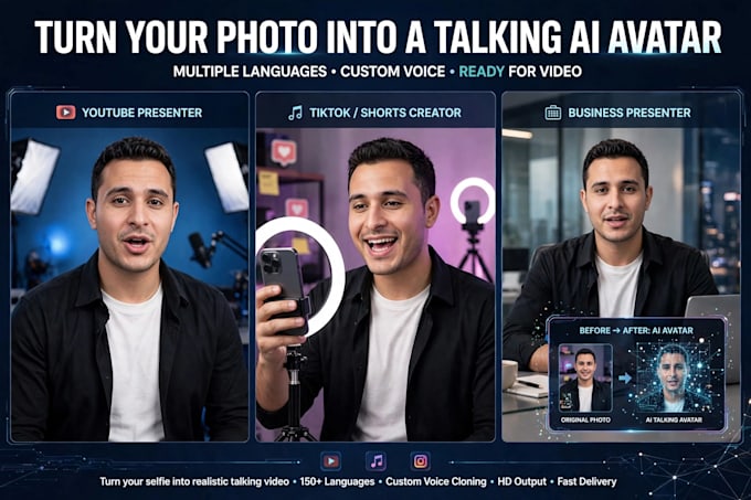 create a talking ai avatar from your photo