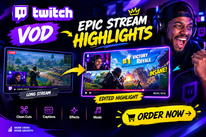 turn your twitch streams into engaging clips and shorts
