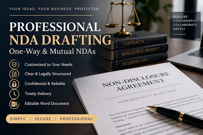 draft a professional non disclosure agreement nda