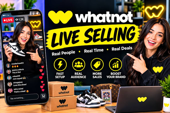 setup optimize your whatnot store products and live selling
