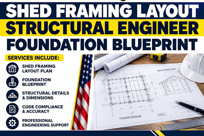 shed framing layout structural engineer foundation blueprint colorado co