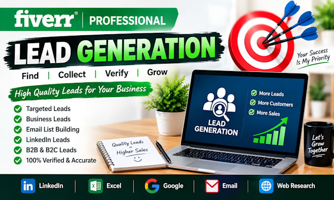 do b2b lead generation and email list building