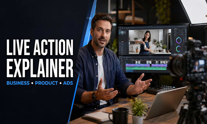 create live action explainer and commercial videos