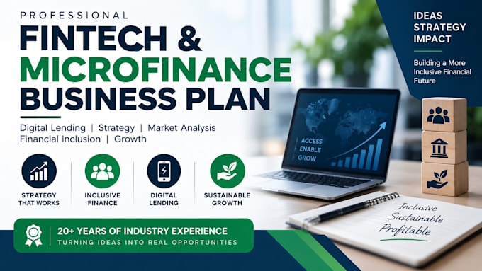 develop a fintech microfinance or digital lending business plan