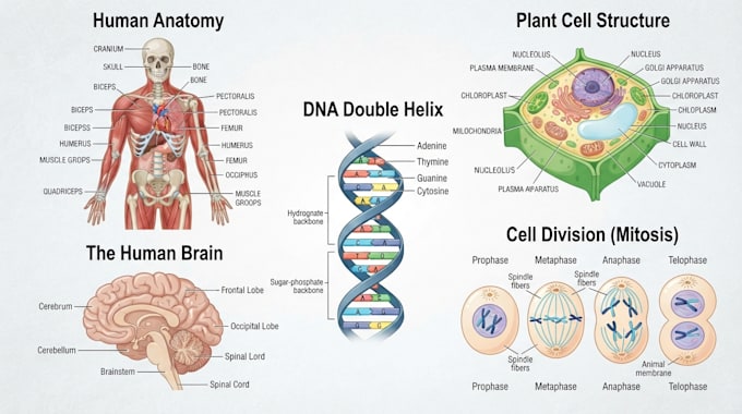 make scientific illustrations for you