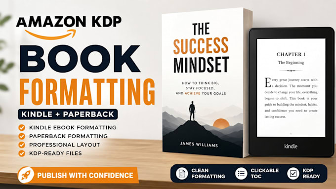 format amazon kdp books