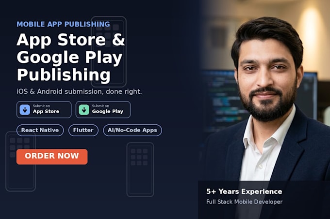 publish and upload your android or ios app to app store