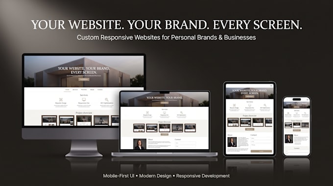 design and build a personal or business portfolio website