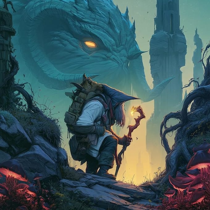 create fantasy environment concept art