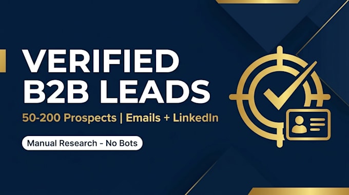 do b2b lead research and company profiling