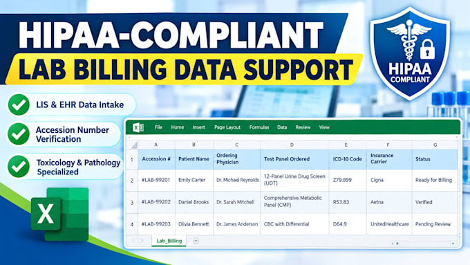 do laboratory medical billing and lab data entry
