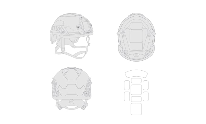 create vector technical drawings and product illustrations
