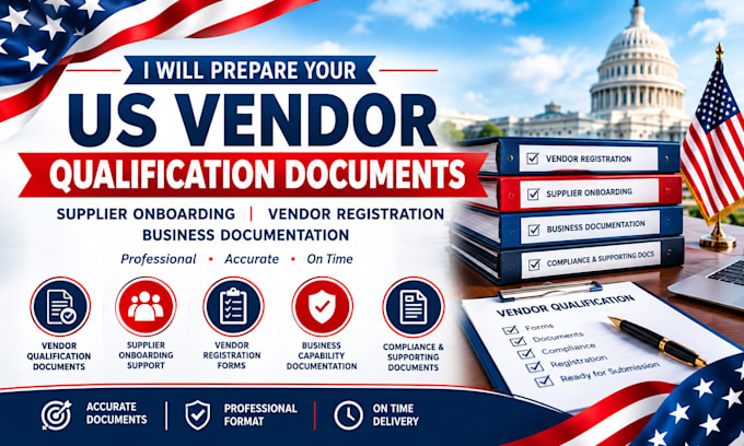 prepare your US vendor qualification documents
