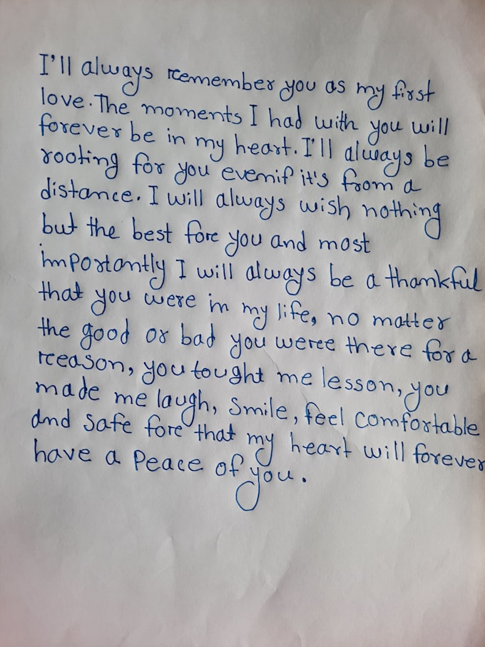 write anything with my pretty handwriting