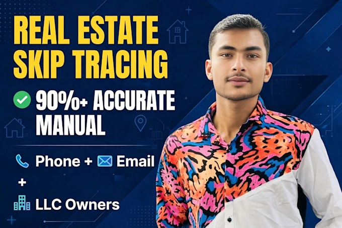 do real estate skip tracing for wholesaling and llc owners