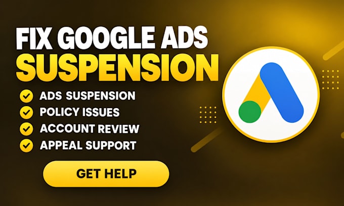 fix google ads suspension, policy issues and account appeals