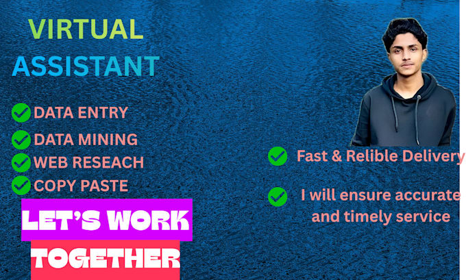 be your virtual assistant who provides accurate and timely data entry services