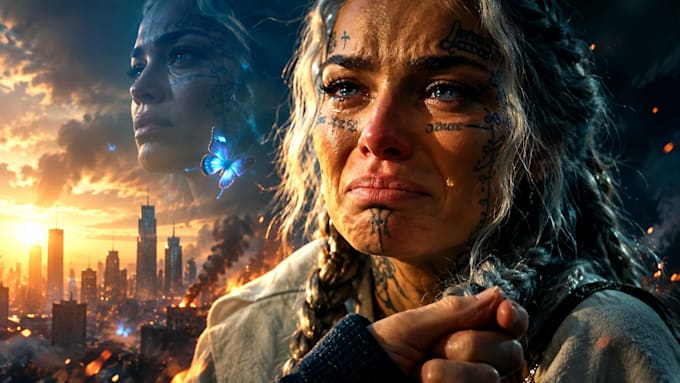 create a cinematic emotional ai music video