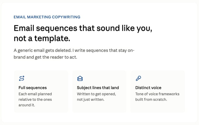 write email journeys that convert
