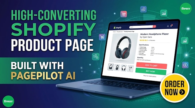 build highe converting shopify product page with pagepilot