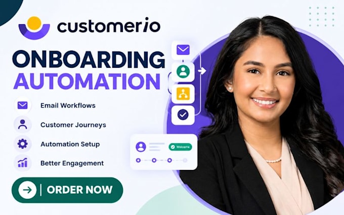 set up customer io email automation onboarding workflows
