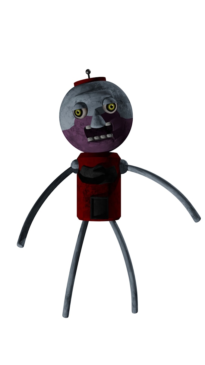 do fnaf inspired 3d character