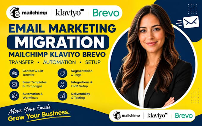 migrate email marking system mailchimp klaviyo brevo transfer automation setup