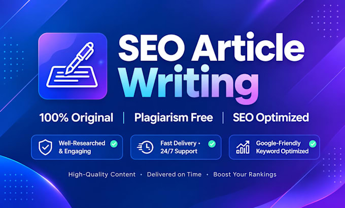 do professional article and blog writing