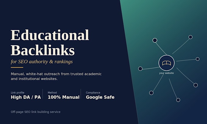 provide high quality educational backlinks for SEO