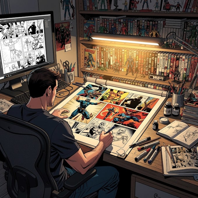 comic book professional artist