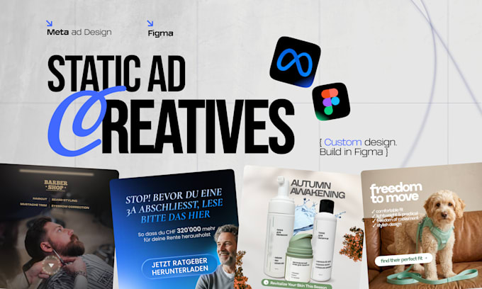 design ads creative, facebook instagram posts or ad image