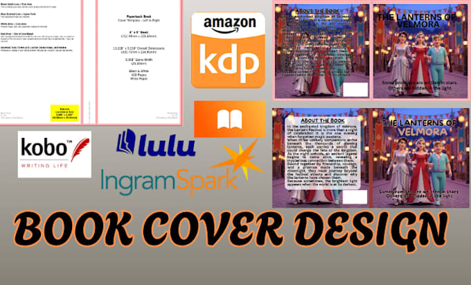 design book cover edit, format book cover for amazon kdp book cover redesign