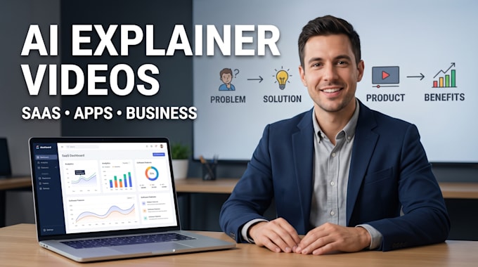 create ai explainer videos for saas, apps and businesses